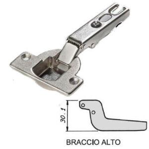 Cerniere Ø40 braccio alto