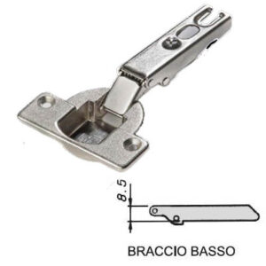 Cerniere Ø40 braccio basso