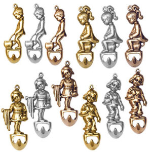 Appendini bambini in ottone 90mm
