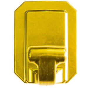 Gancione adesivo dorato super resistente 60x77mm