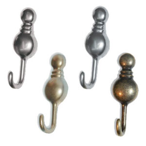 Gancio "Venezia" con filetto 4ma 55x18 mm