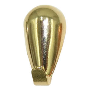 Gancio per quadri "Goccia" Oro Lucido 27x14mm