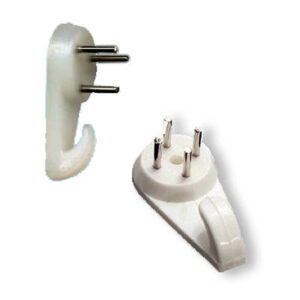 Gancio per quadri "3 Punte" 30x15mm in Nylon