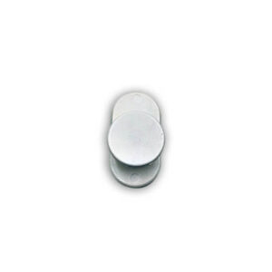 Appendiabiti bianco in plastica da 1 posto 120mm