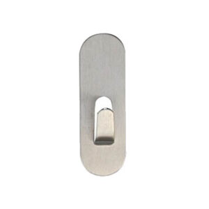 Ganci adesivi in acciaio inox 14x45mm