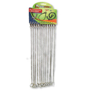 Catena leggera da 40cm con moschettone e anello