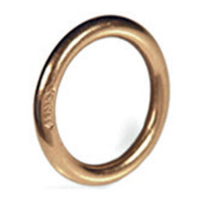 Anello tubolare in oro lucido BOX