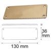 Placca copri serrature - immagine 4