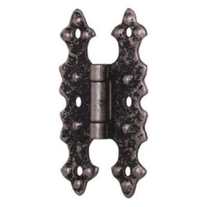 Cerniera piana Rustikal in ferro battuto 70x45mm