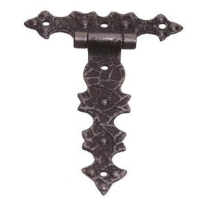 Cerniera piana Rustikal in ferro battuto 215x110mm