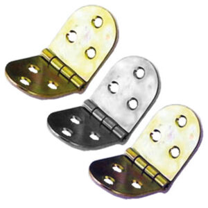 Cerniera a biscotto perno fisso 80x35mm spessore 1,5mm