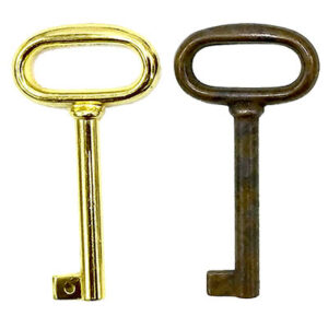 Chiave in ottone corta "80341C" per mobili 42x70x6mm