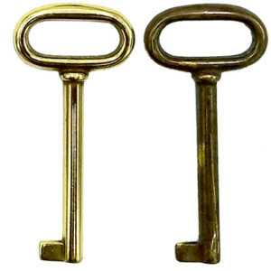 Chiave in ottone lunga "80341L" per mobili 50x80x6mm
