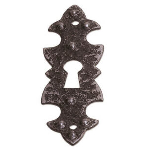 Bocchetta Rustikal in ferro battuto 25x75mm