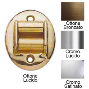 Guidacinghia lusso in ottone 62x52mm