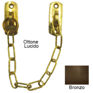 Catenella pesante in ottone 150mm