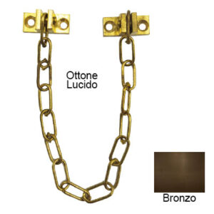 Catenella fissa in ottone 200mm