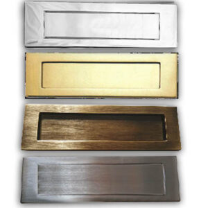 Bucalettere apertura interna in ottone 85x270mm