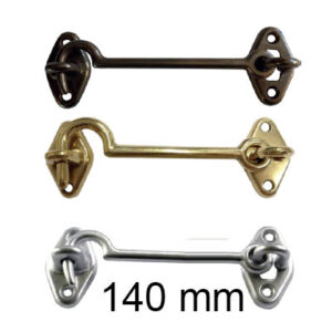 Gancio semplice in ottone 140mm