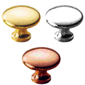 Pomolo in ottone Ø40