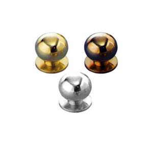 Pomolo sferico in ottone Ø20