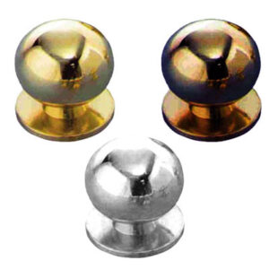 Pomolo sferico in ottone Ø35