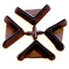 Puntale per angolare in Politene 35x35mm e 40x40mm spessore 2mm