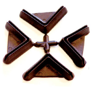 Puntale per angolare in Politene 35x35mm e 40x40mm spessore 2mm
