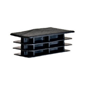 Copritesta rettangolari alettati in polietilene da 10x15mm a 10x40mm