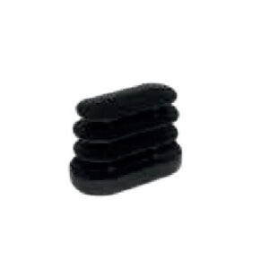 Puntali ovali alettati in politene da 15x30mm a 30x60mm