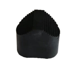 Puntale esterno ovale con base inclinata in pvc